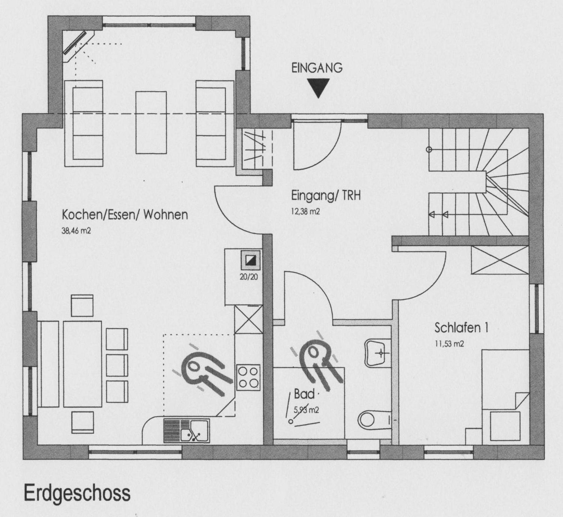 Ferienhaus Wasserfall 베슈트비크 외부 사진